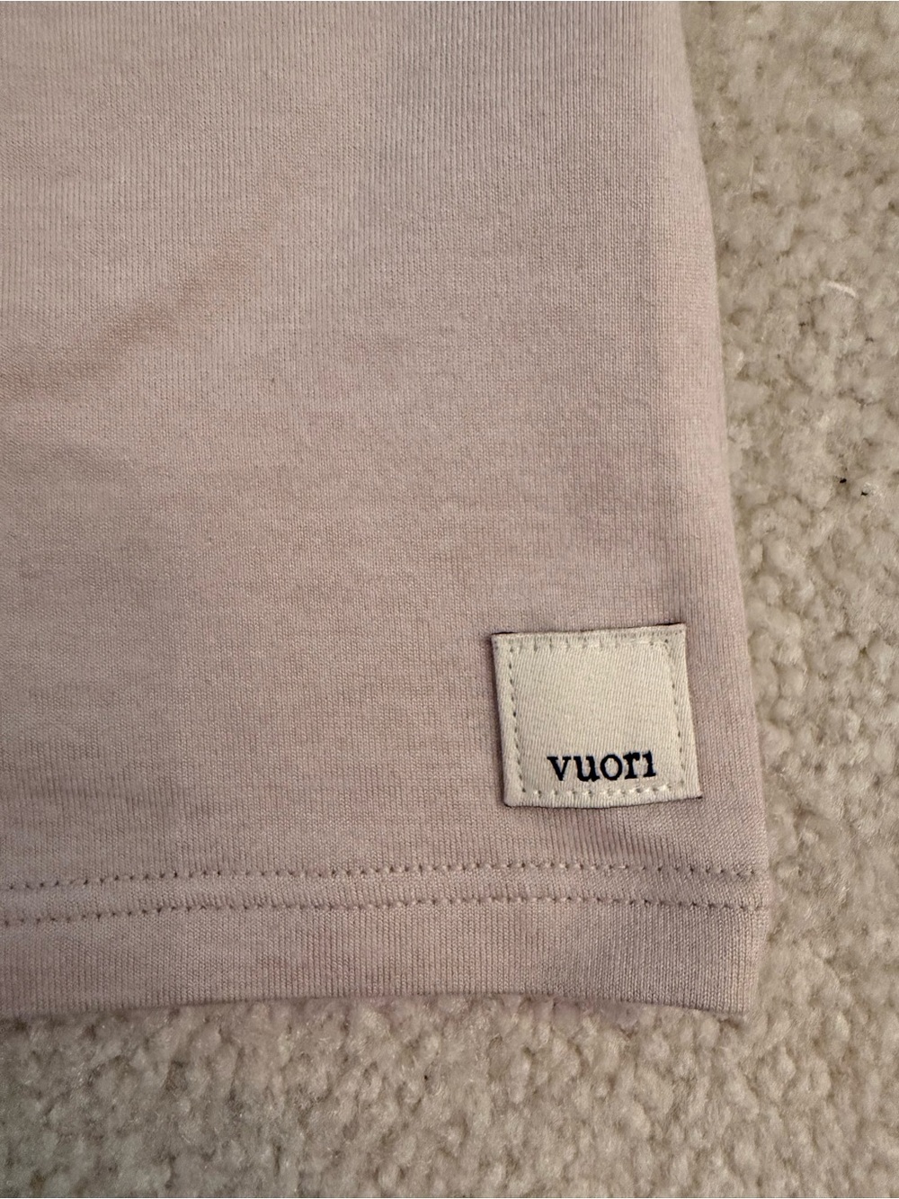 Vuori  Halo Essential Scoop Tank Top Cropped in Light Beige Sz S - Picture 4 of 4